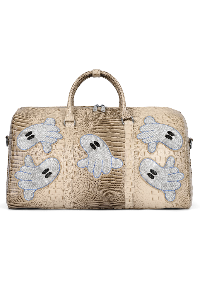 ALLIGATOR GHOST GEM DUFFLE BAG – WNTD Apparel ALLIGATOR GHOST GEM DUFFLE BAG – WNTD Apparel