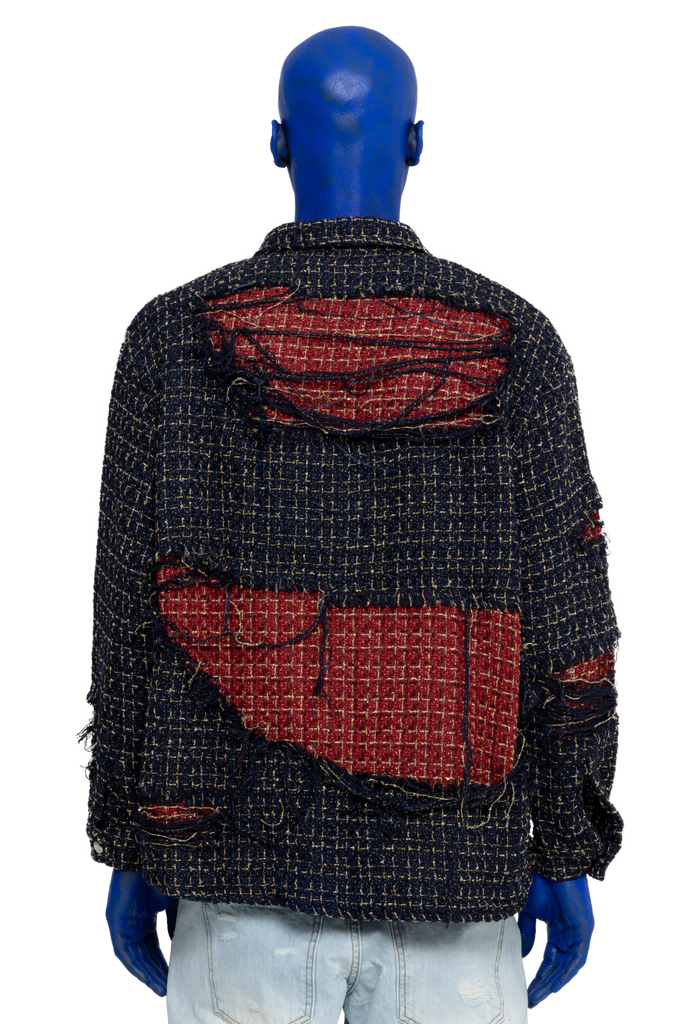 DISTRESSED DOUBLE LAYER FLANNEL – WNTD Apparel