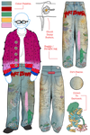 ART IS WAR PAINTER PANTS