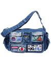 DENIM CARGO UTILITY BAG