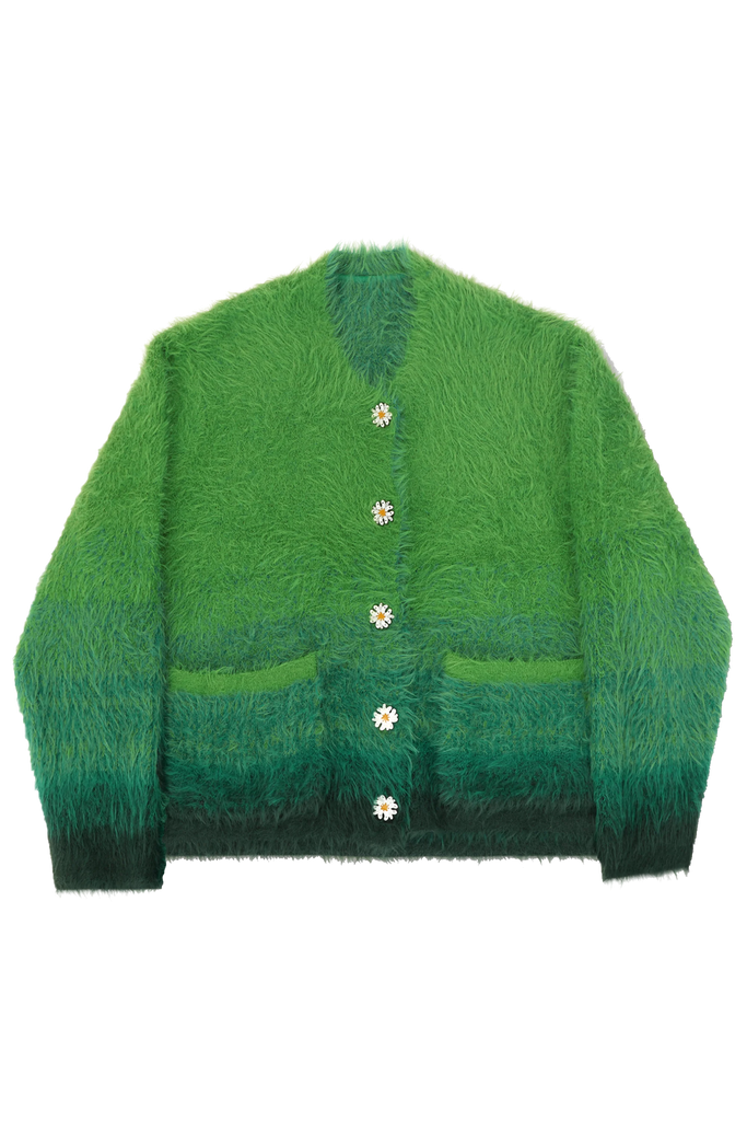 トップス anyten Mohair Cardigan Military Green M anyten Mohair Cardigan Military Green M