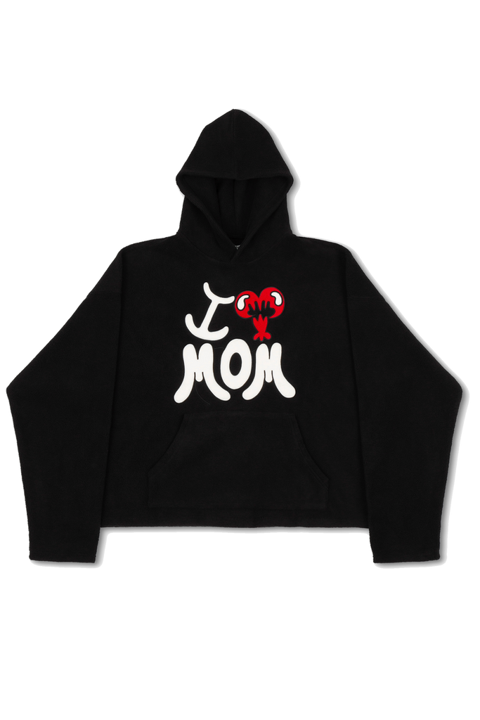 I LOVE MOM FLEECE HOODIE – WNTD Apparel