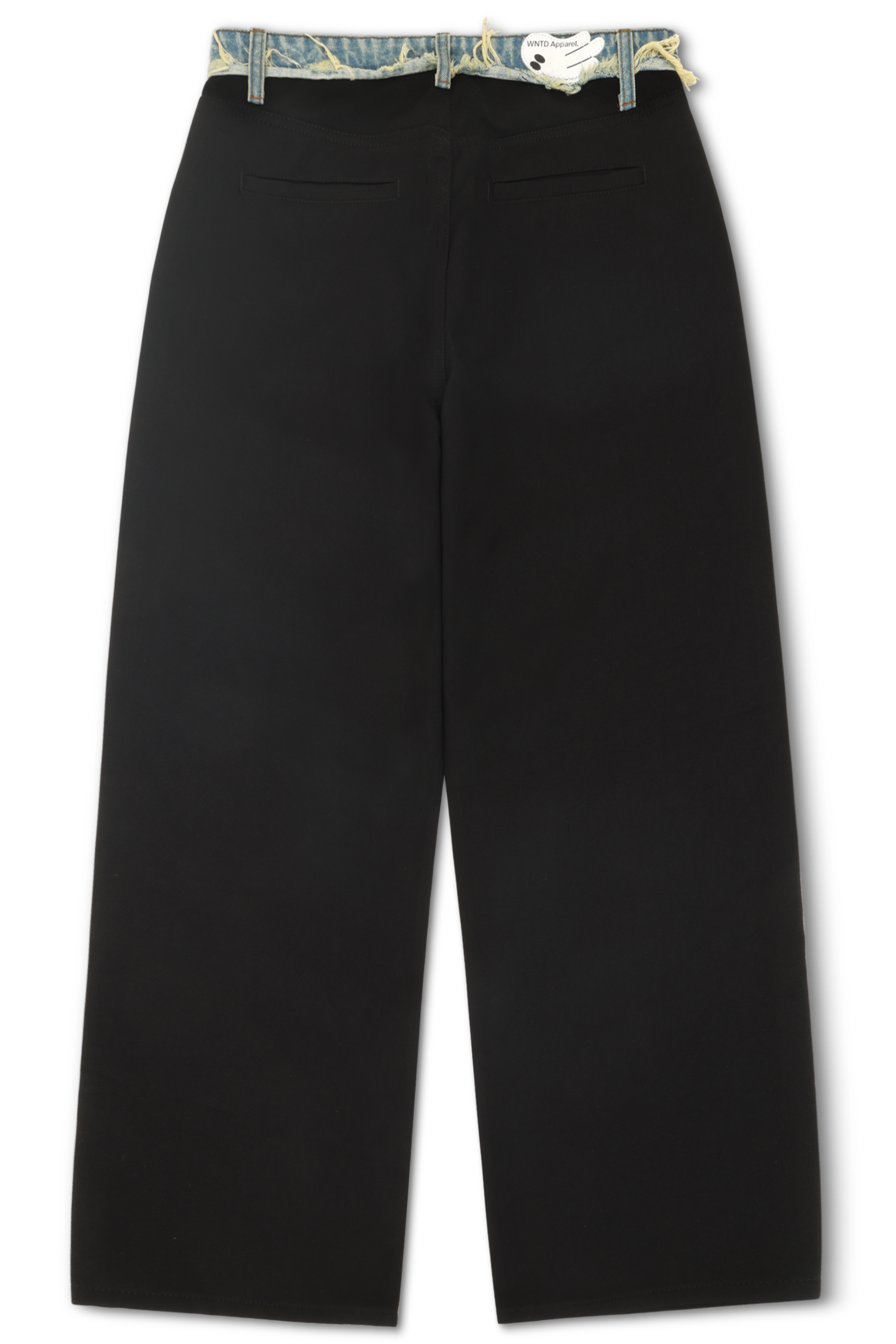 DENIM WAISTBAND TROUSERS