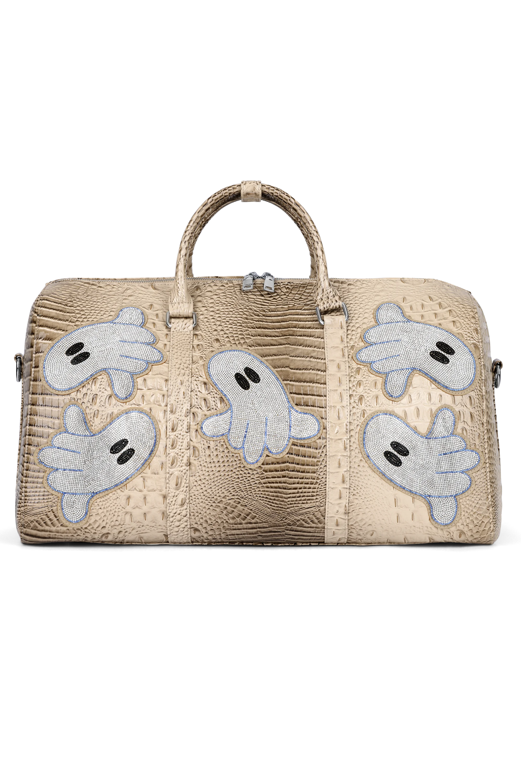 ALLIGATOR GHOST GEM DUFFLE BAG
