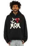 I LOVE MOM FLEECE HOODIE