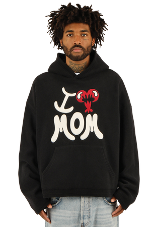 I LOVE MOM FLEECE HOODIE