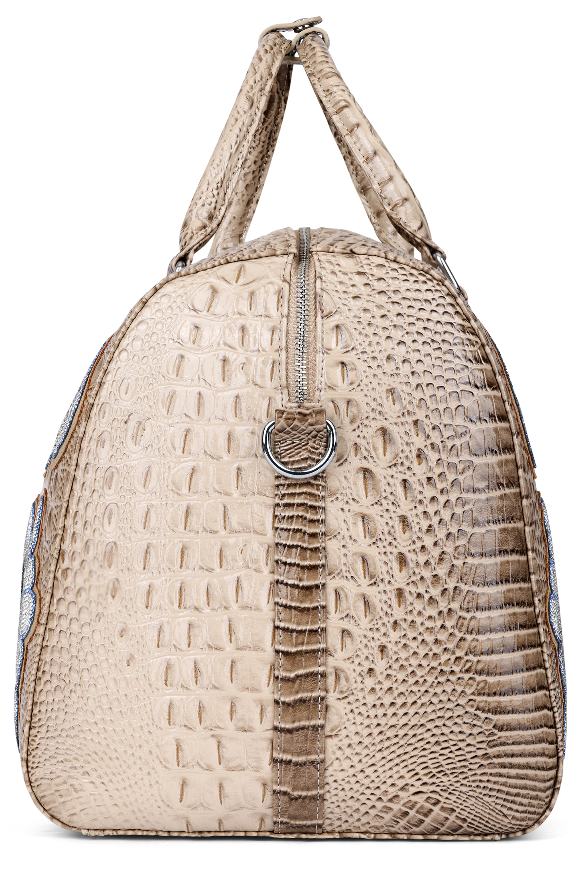 ALLIGATOR GHOST GEM DUFFLE BAG