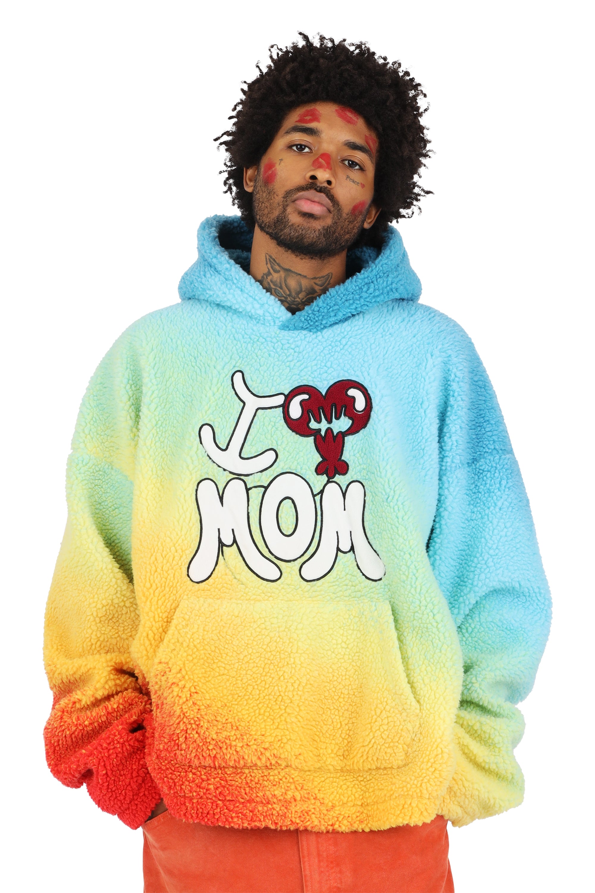 COLLECTION 6 LOOKBOOK : I HEART MOM SHERPA HOODIE 