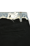 DENIM WAISTBAND TROUSERS