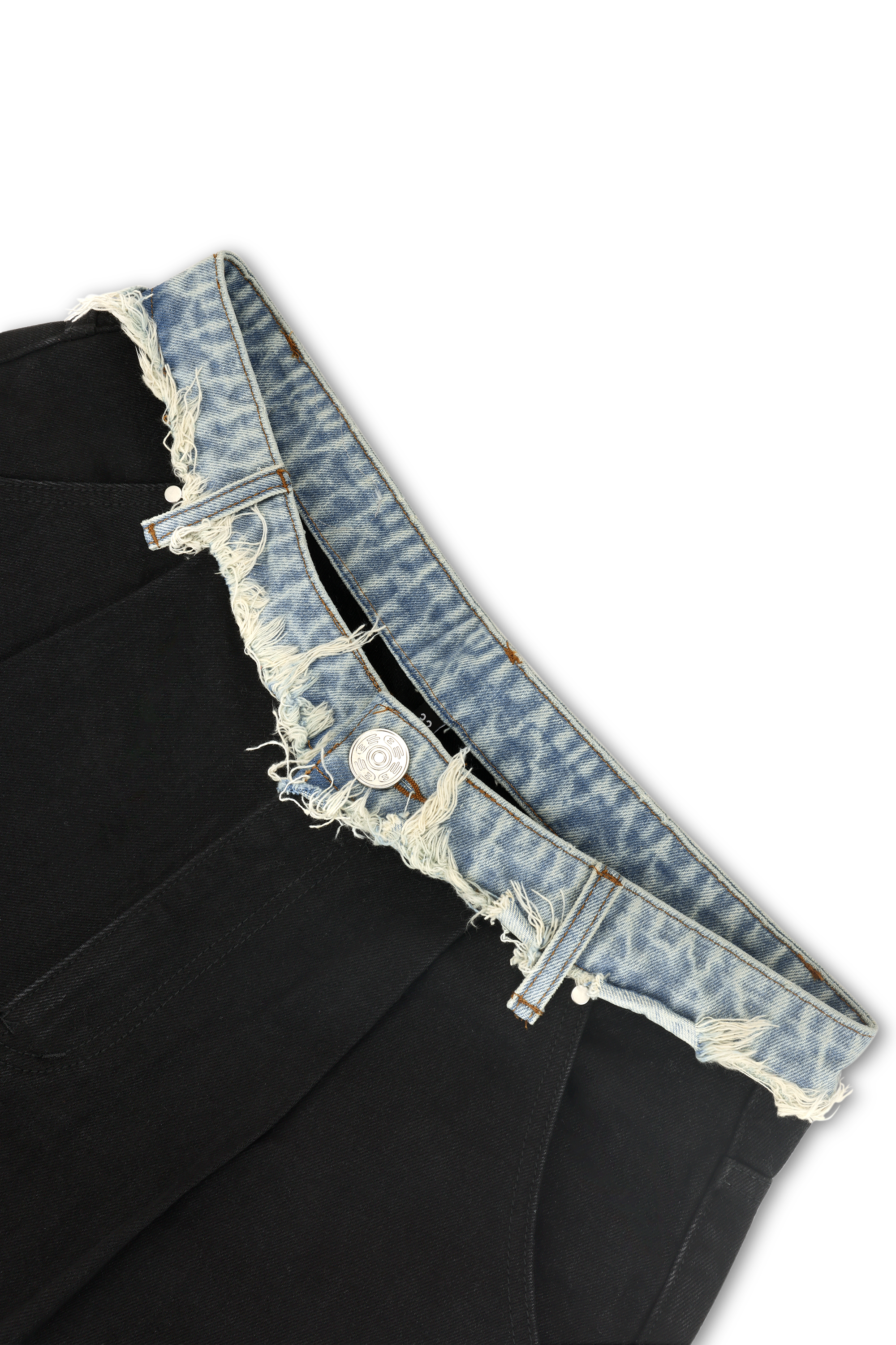 DENIM WAISTBAND TROUSERS