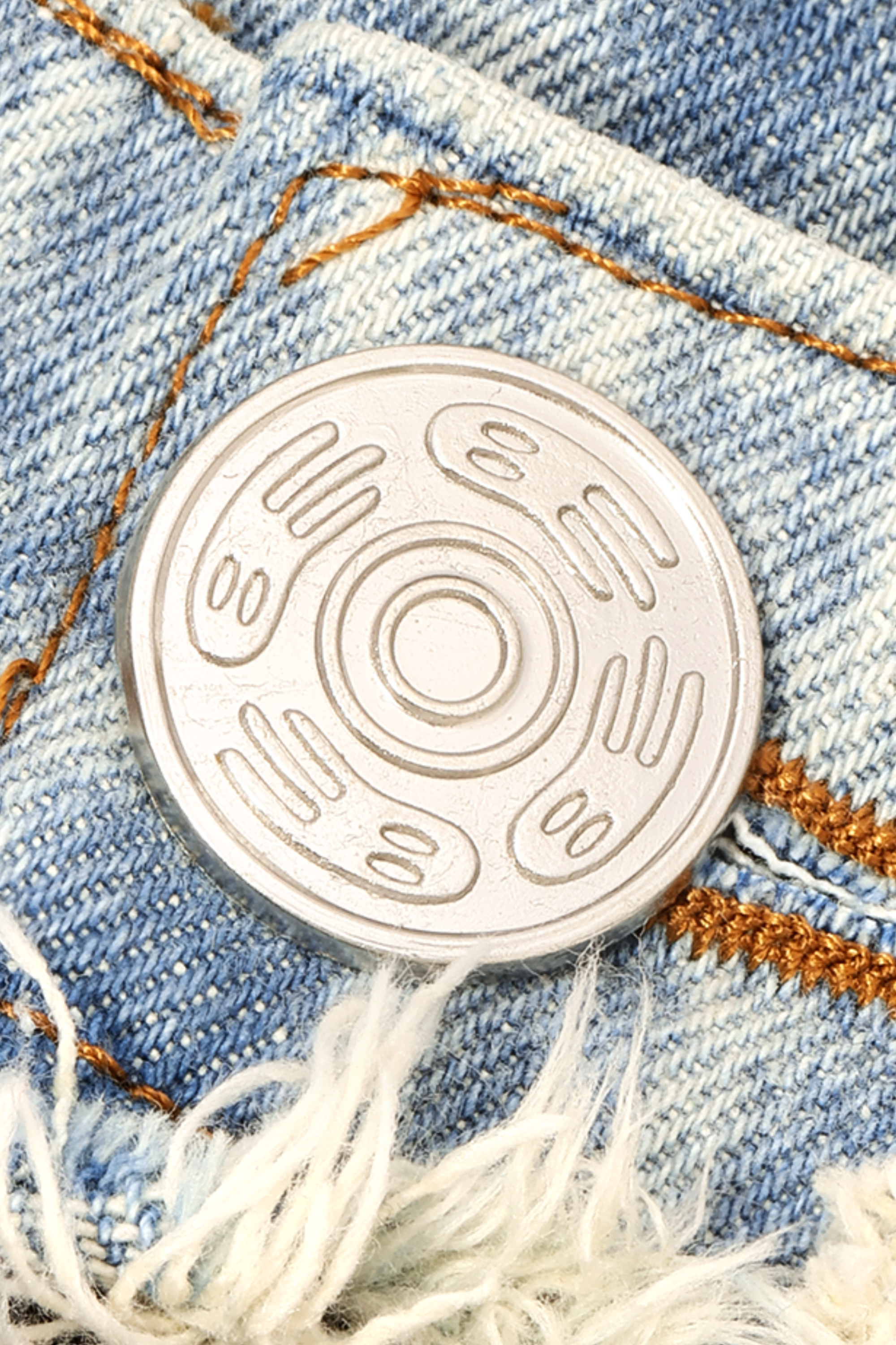 DENIM WAISTBAND TROUSERS