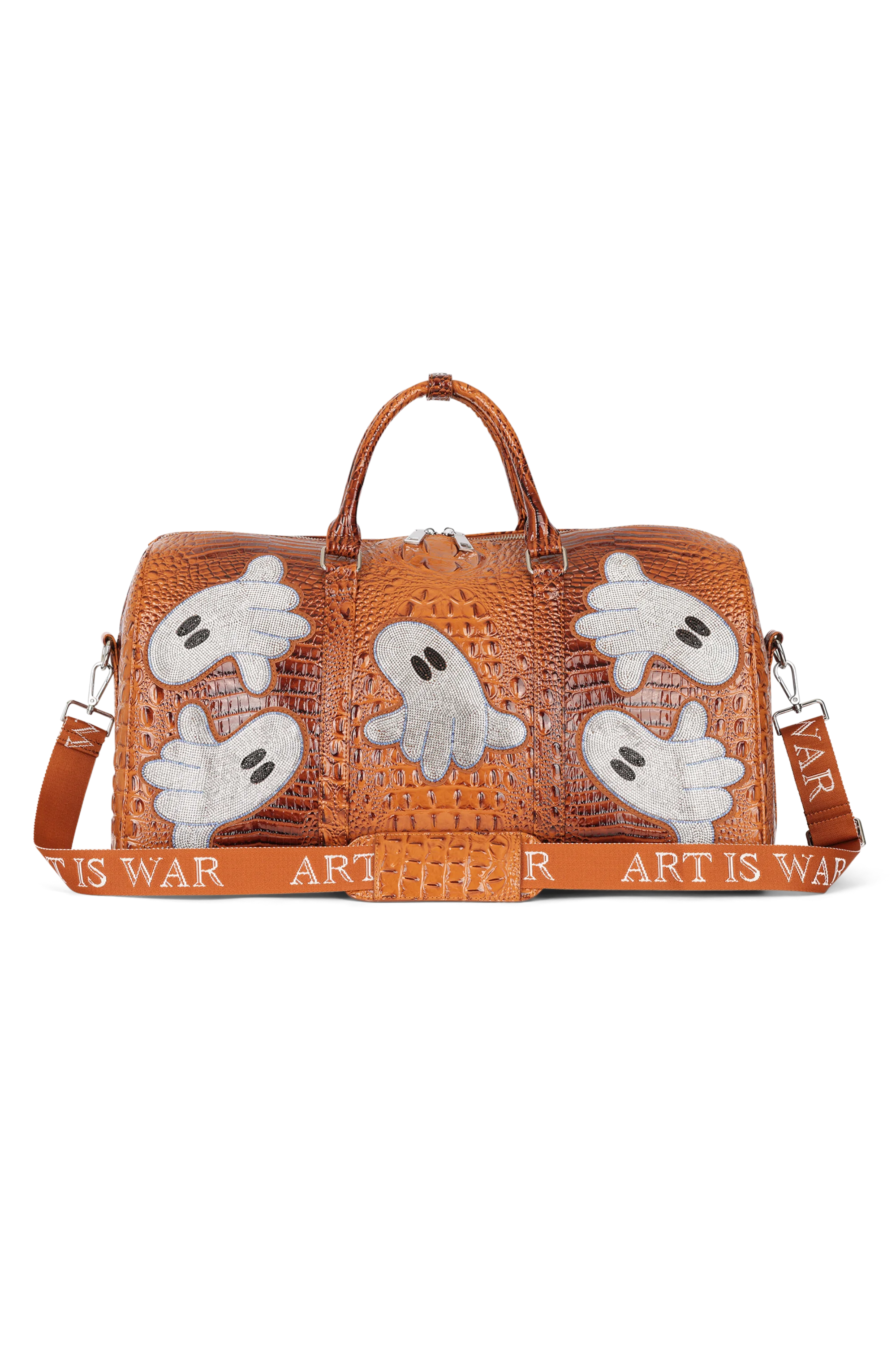 ALLIGATOR GHOST GEM DUFFLE BAG