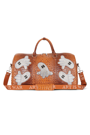 ALLIGATOR GHOST GEM DUFFLE BAG