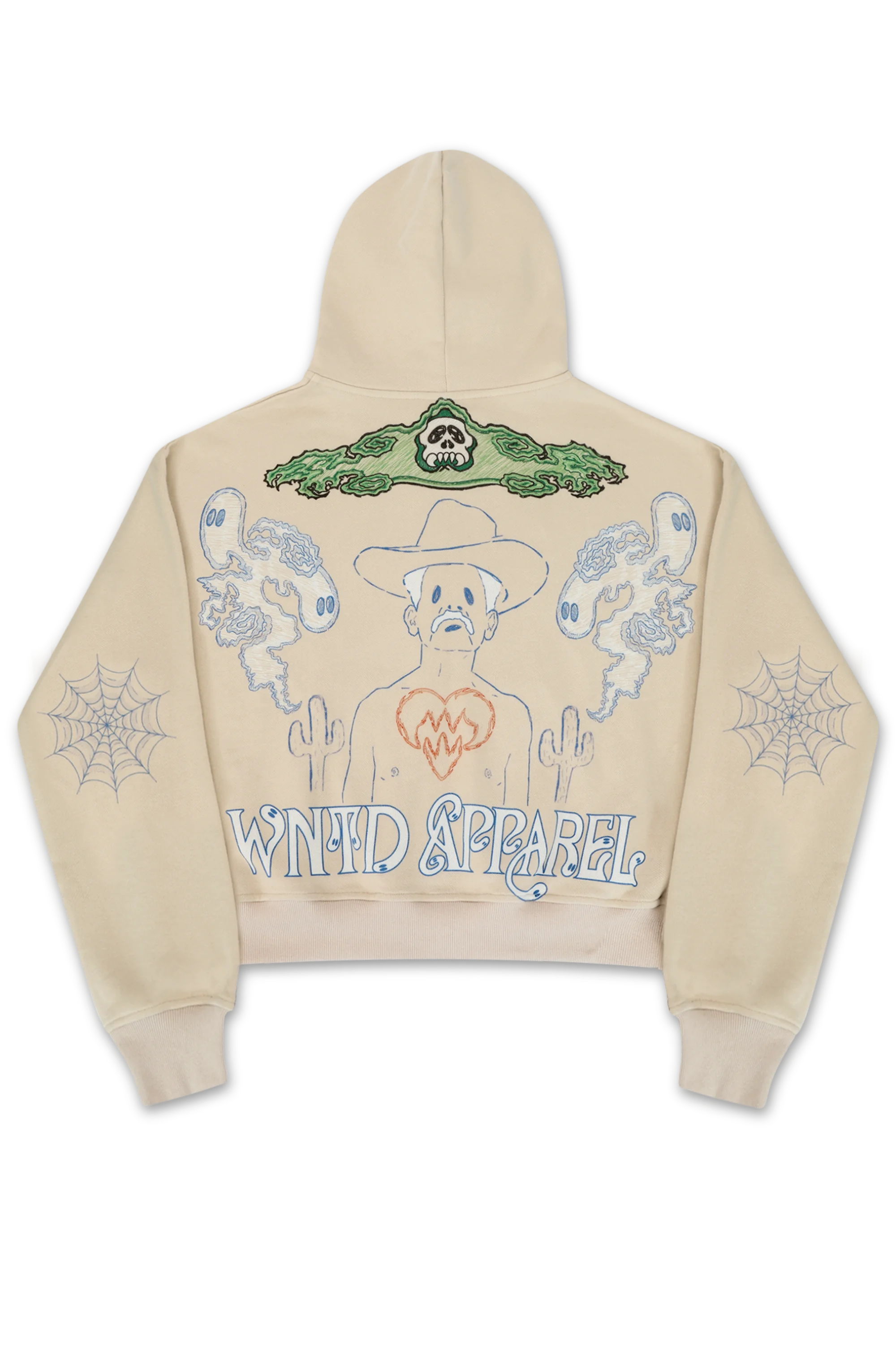 BLU BOY SKETCH ZIP HOODIE