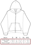BLU BOY SKETCH ZIP HOODIE