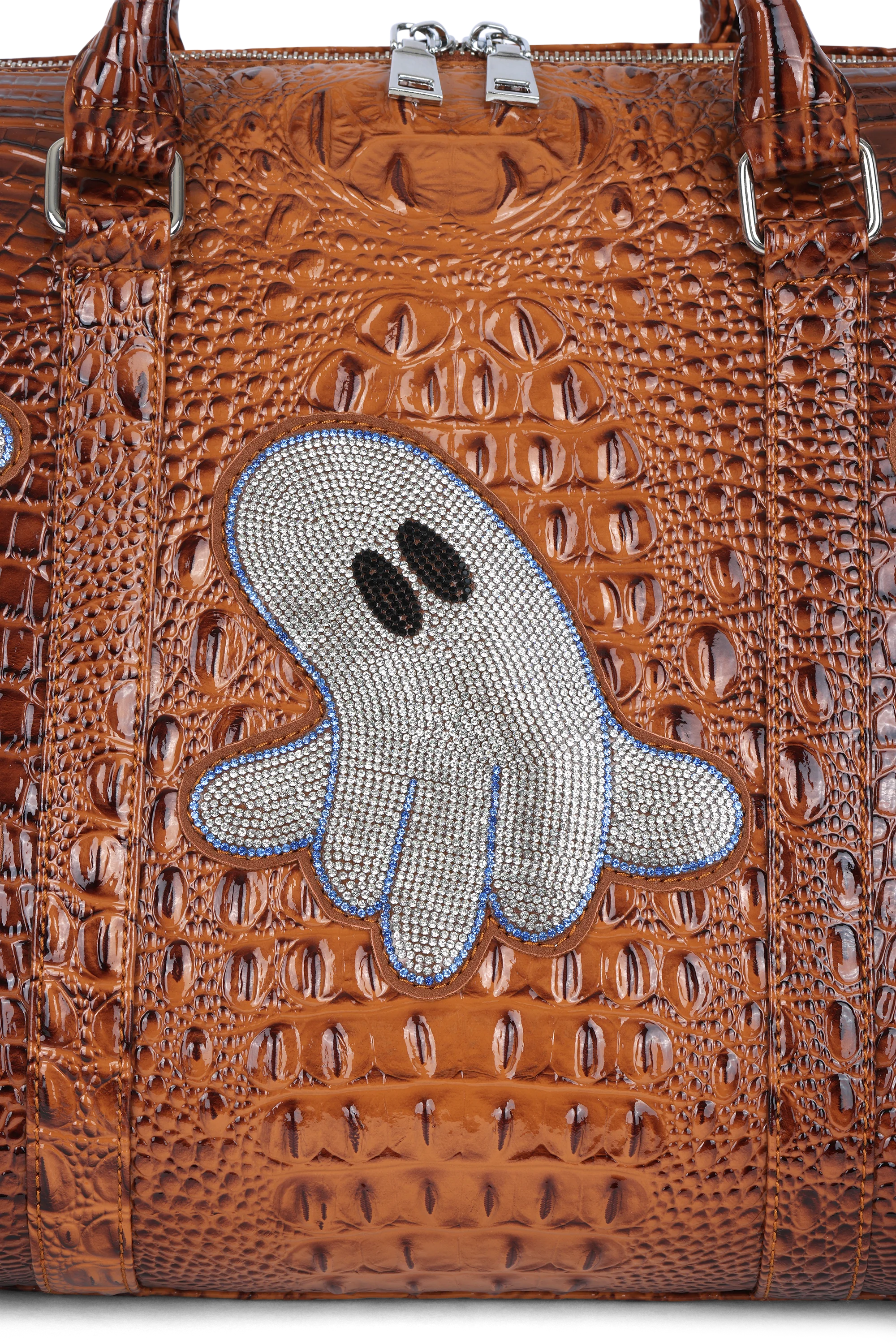 ALLIGATOR GHOST GEM DUFFLE BAG