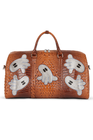 ALLIGATOR GHOST GEM DUFFLE BAG