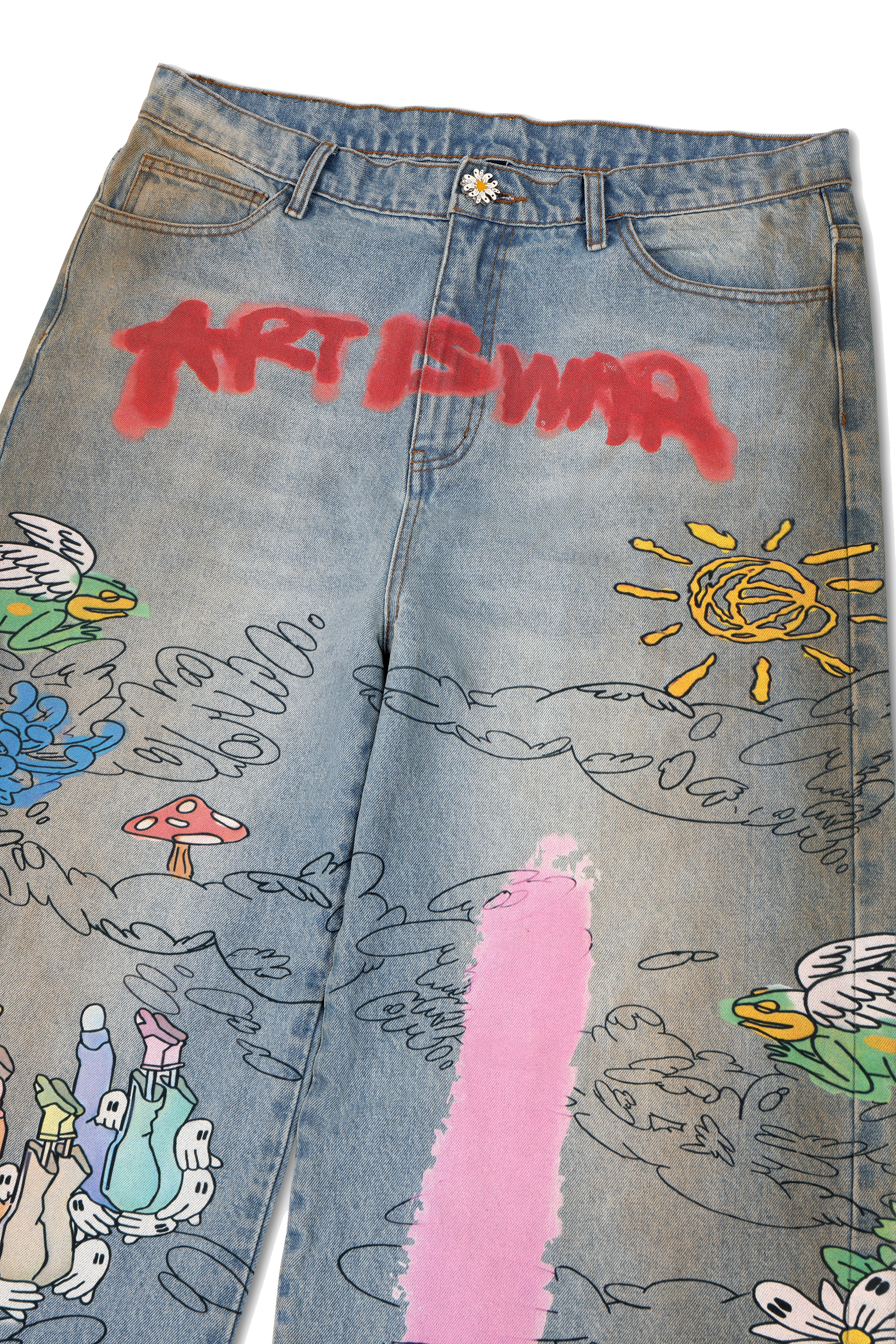 ART IS WAR PAINTER PANTS