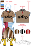 WNTD STRIPPED POLO