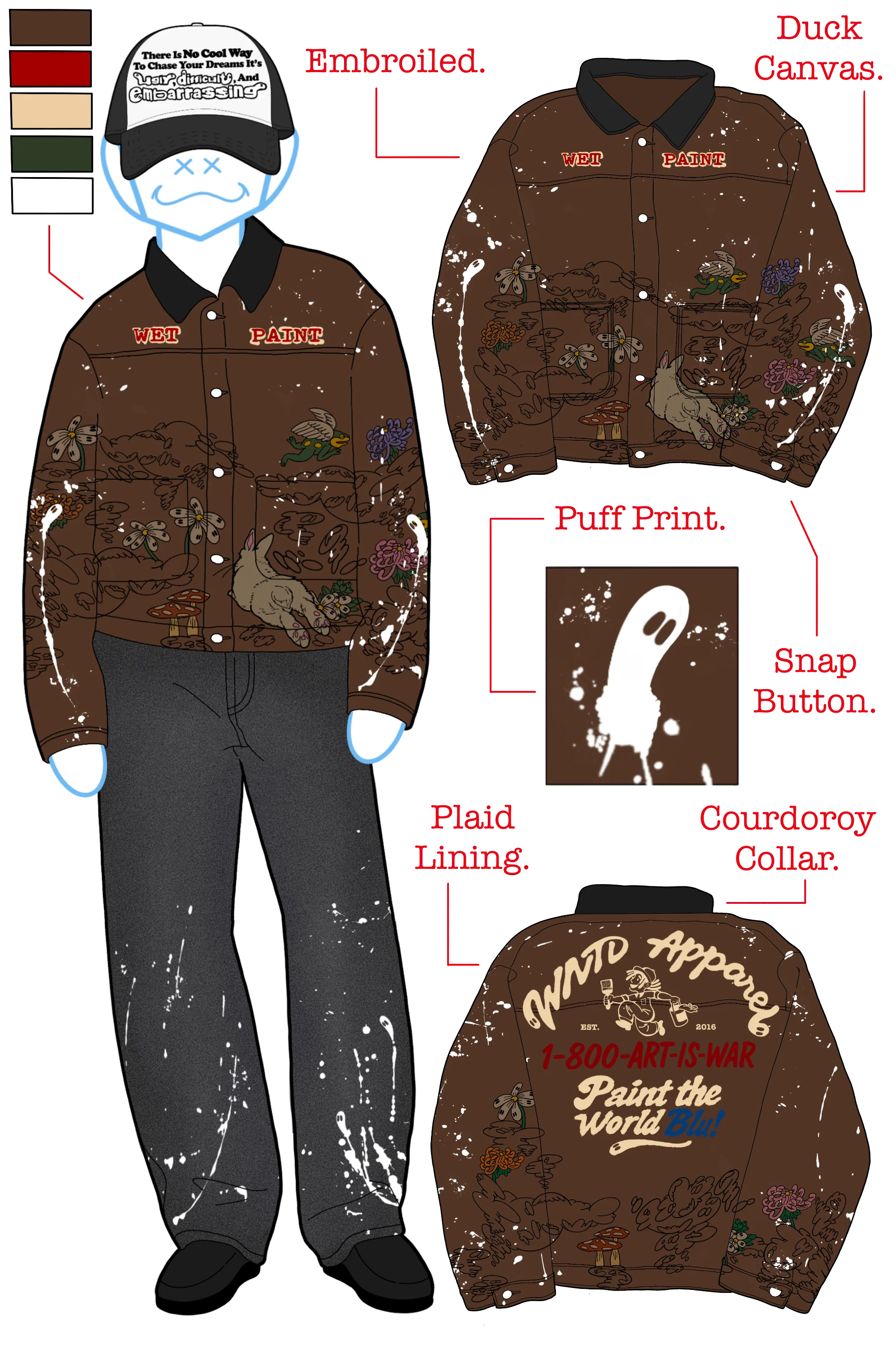 GHOST PAINT WORK JACKET