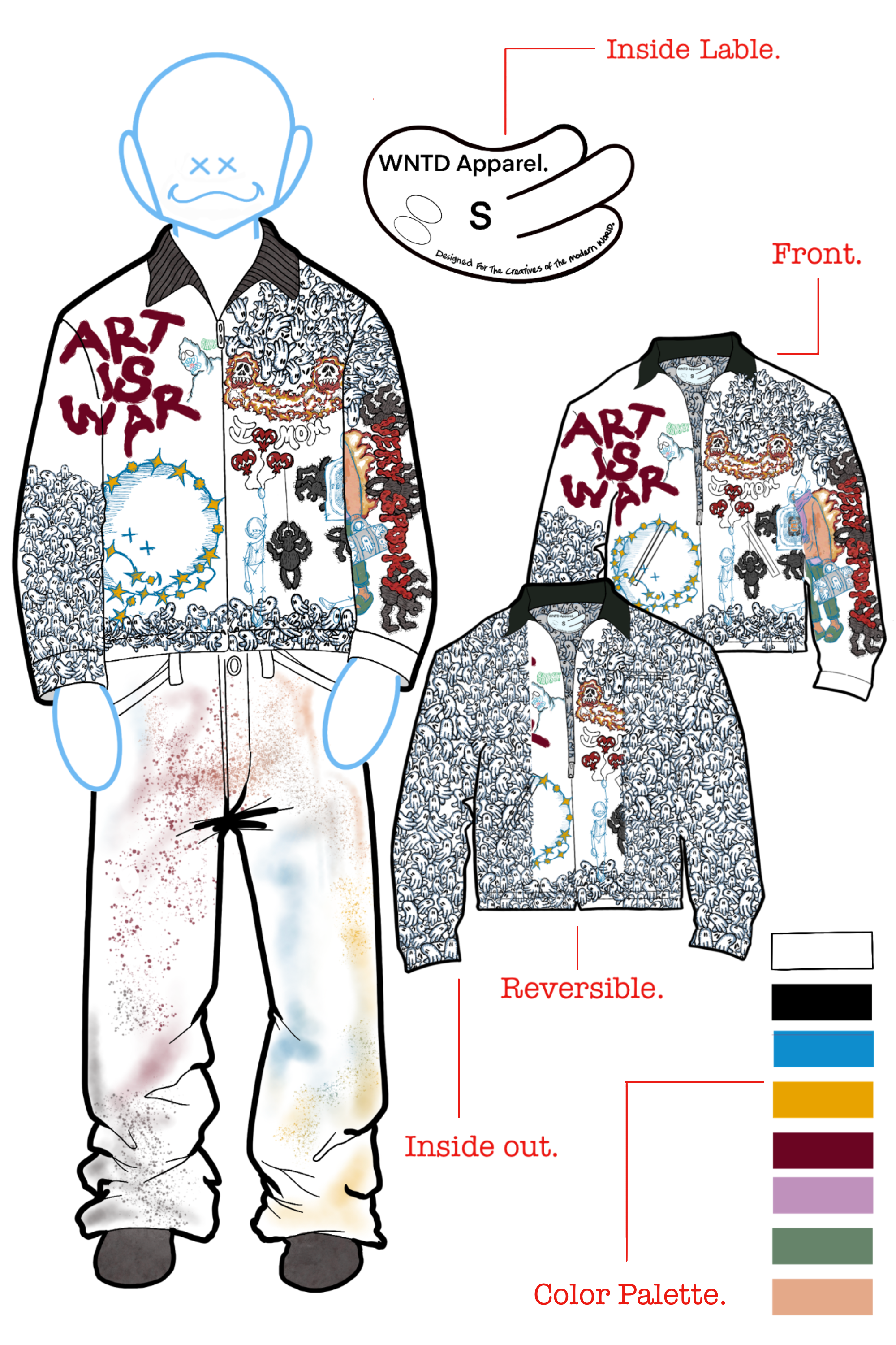 BLU BOY ART JACKET