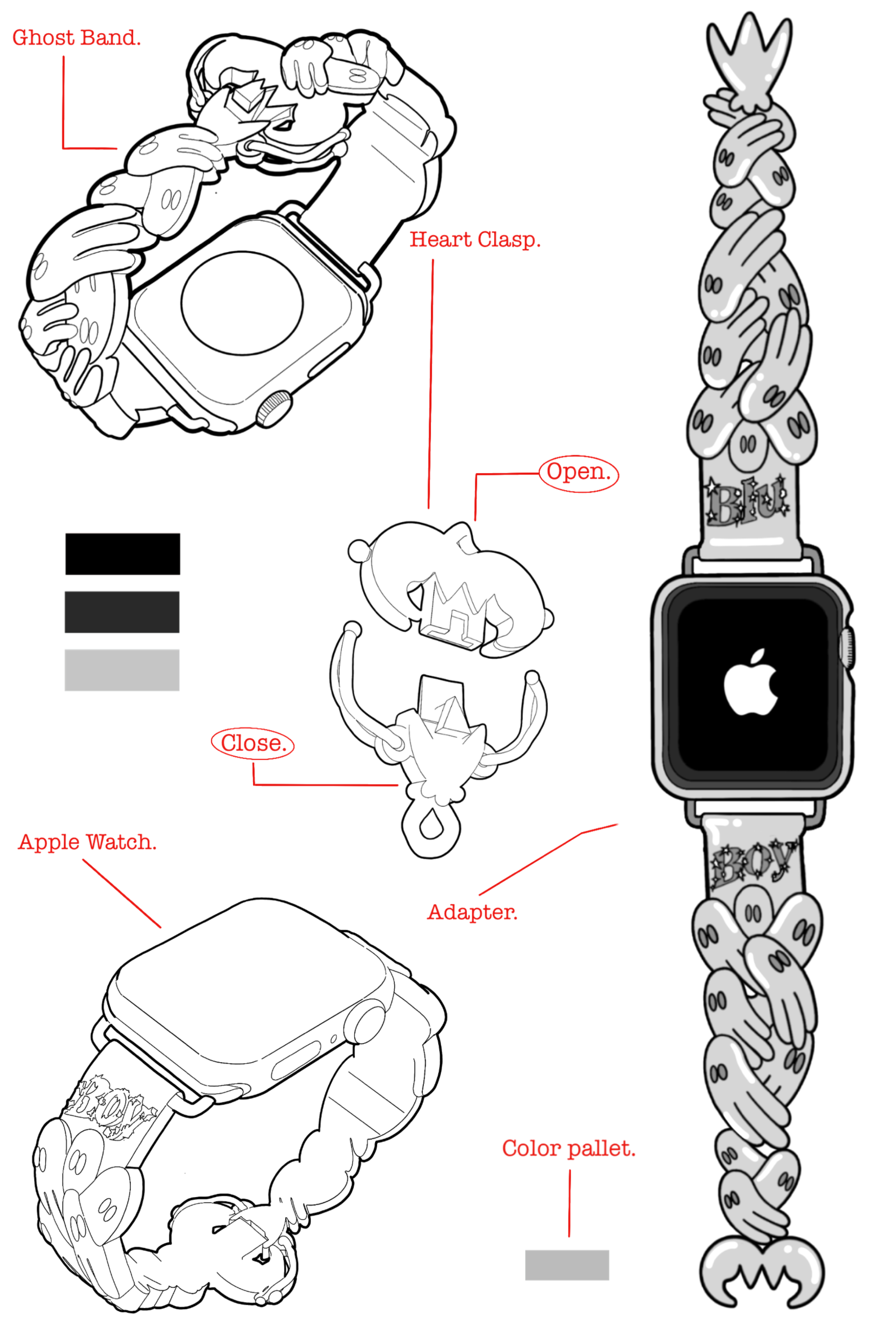 WNTD APPLE WATCH BRACELET (MADE TO ORDER)