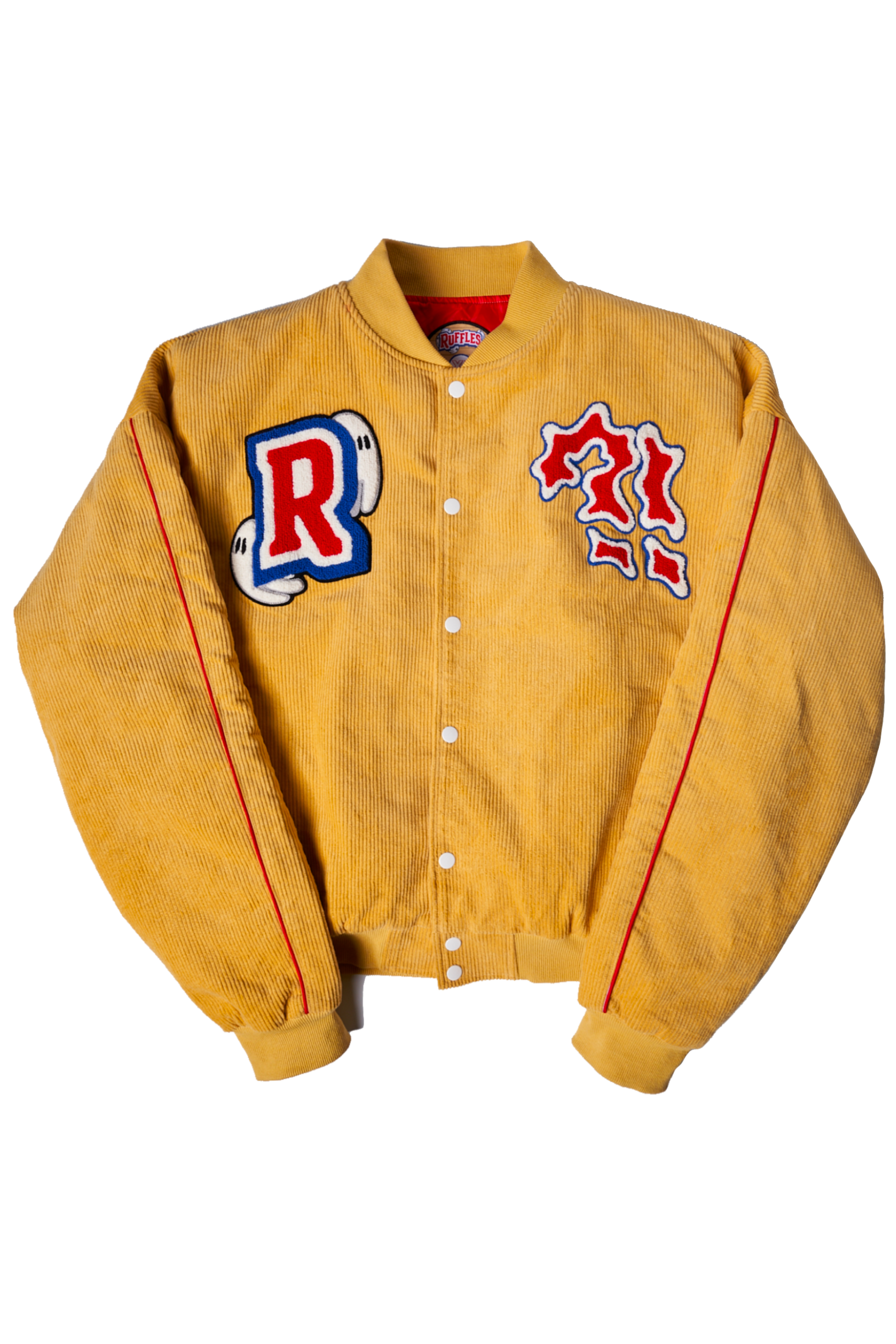 BLU BOY X RUFFLES VARSITY JACKET