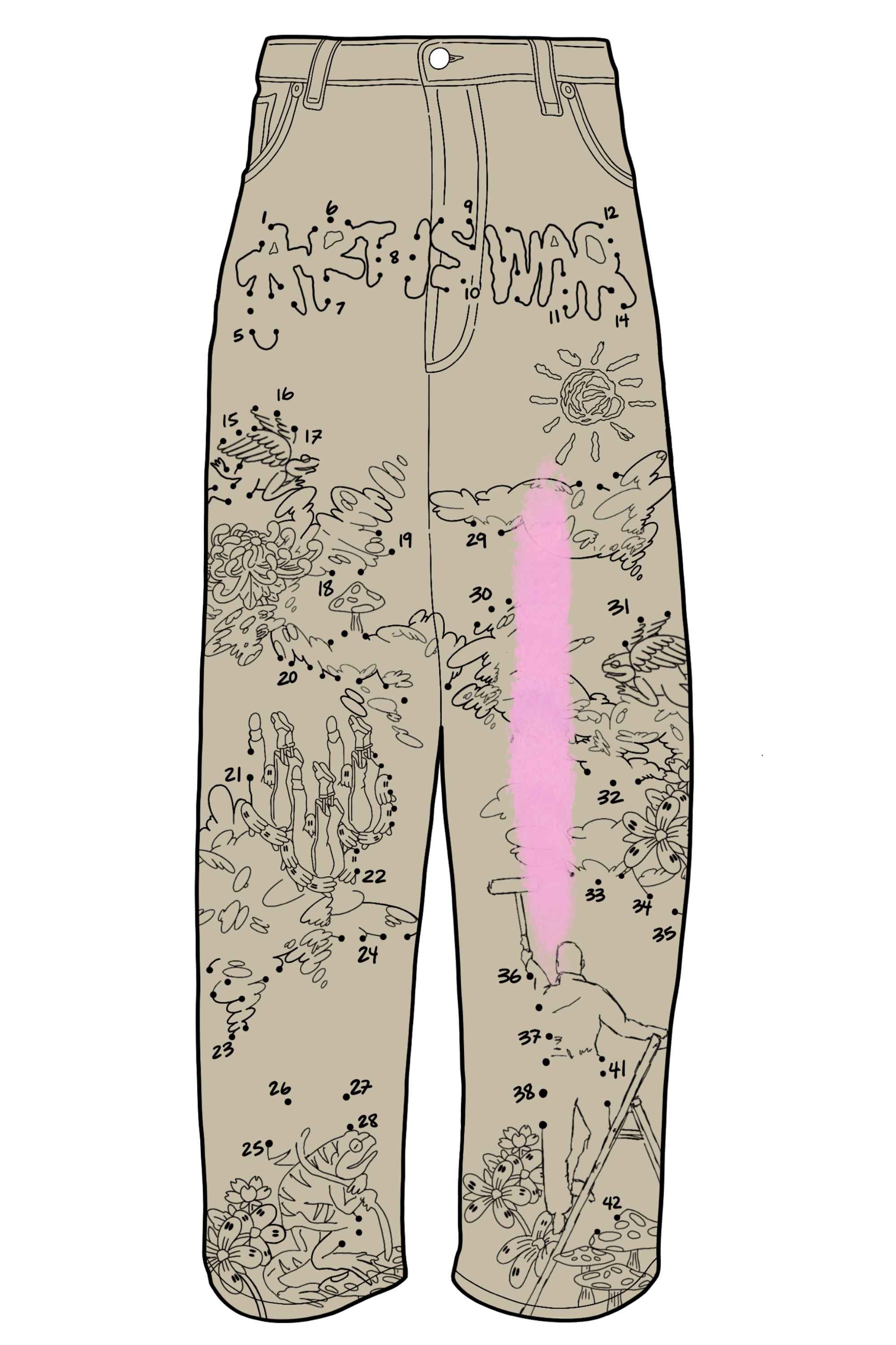 DOT TO DOT PANTS