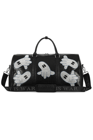 ALLIGATOR GHOST GEM DUFFLE BAG