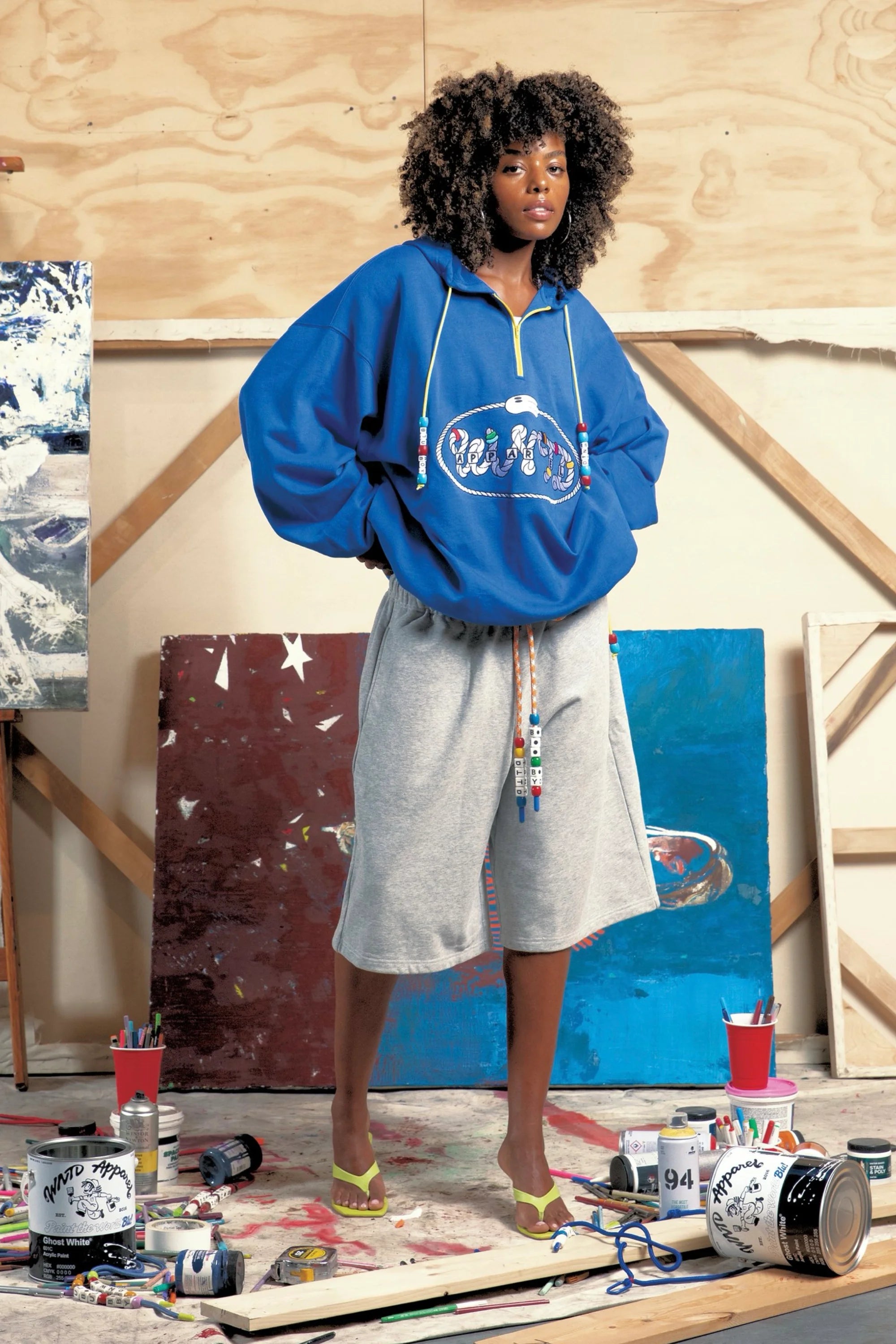 WNTD CHARM ROPE HOODIE