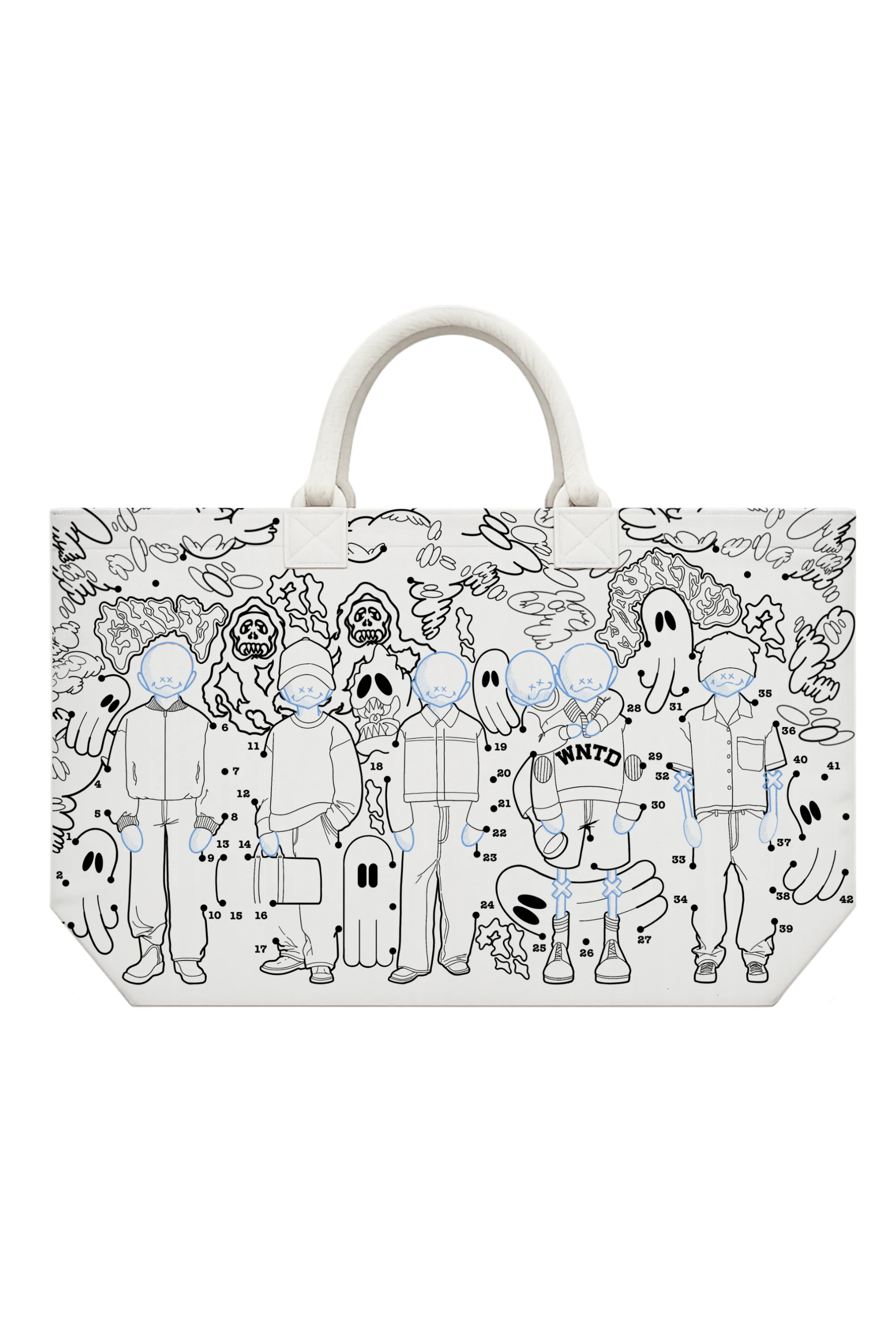 DOT TO DOT TOTE BAG