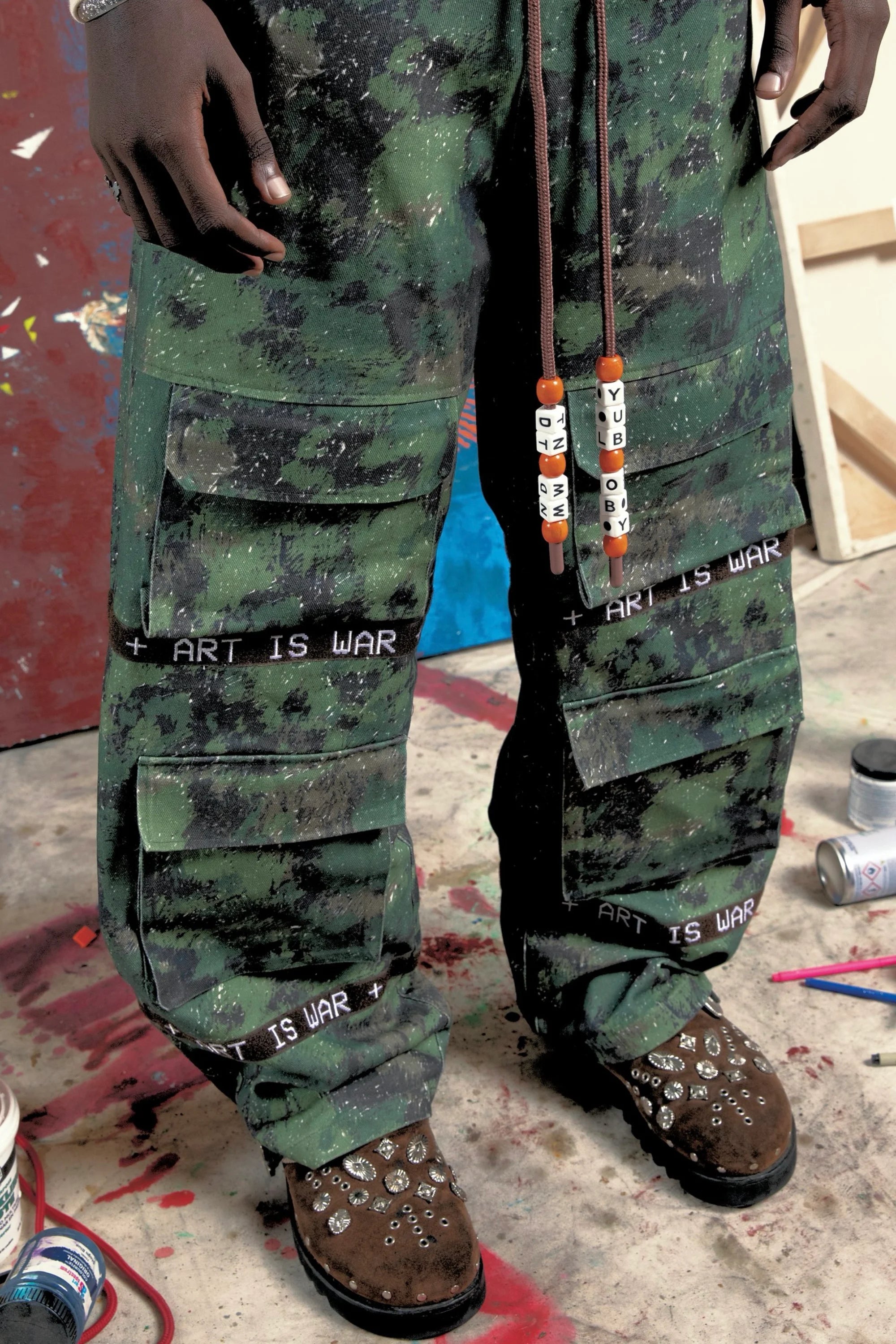 ART IS WAR CARGO PANTS