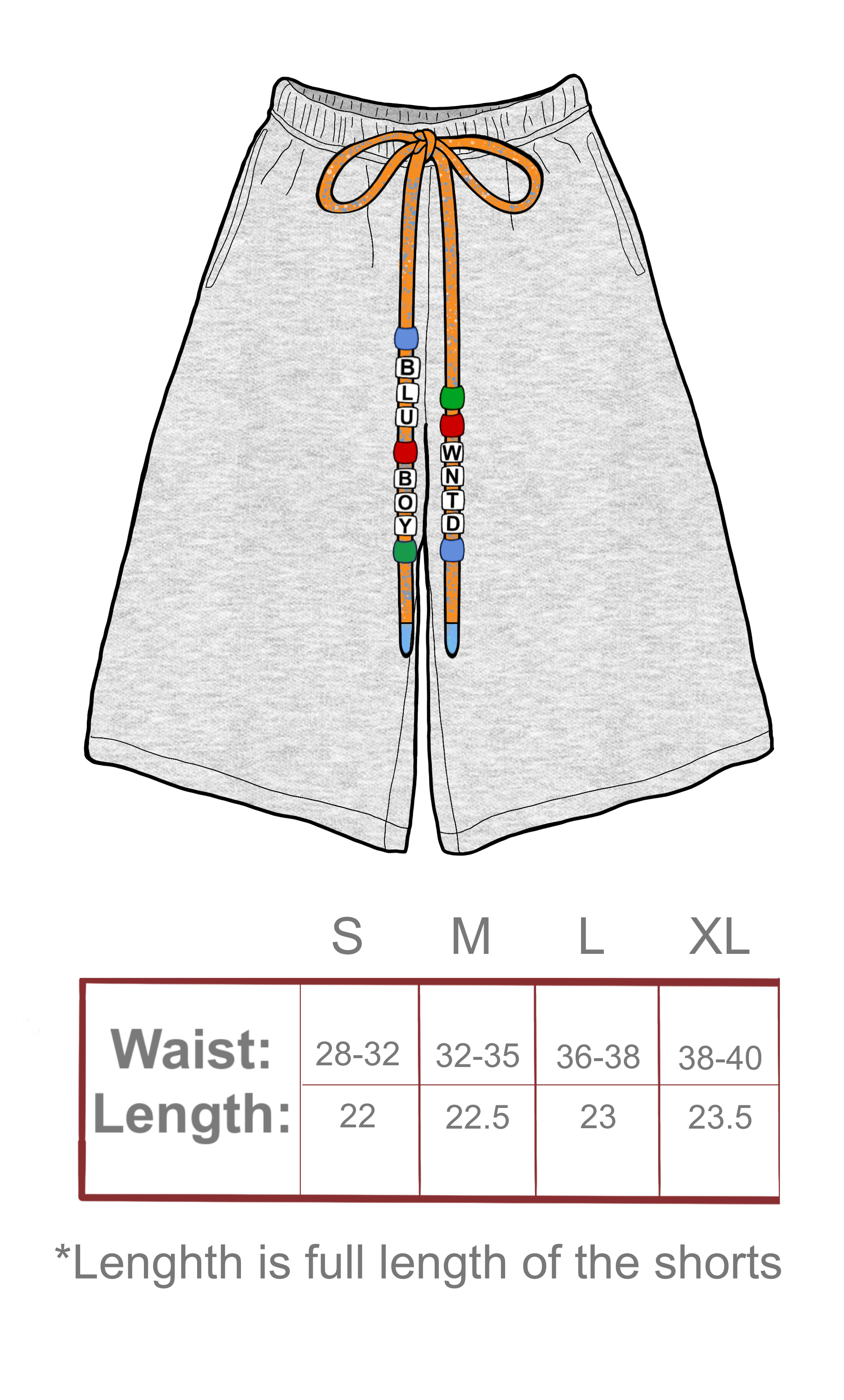 CHARM ROPE SWEAT SHORTS