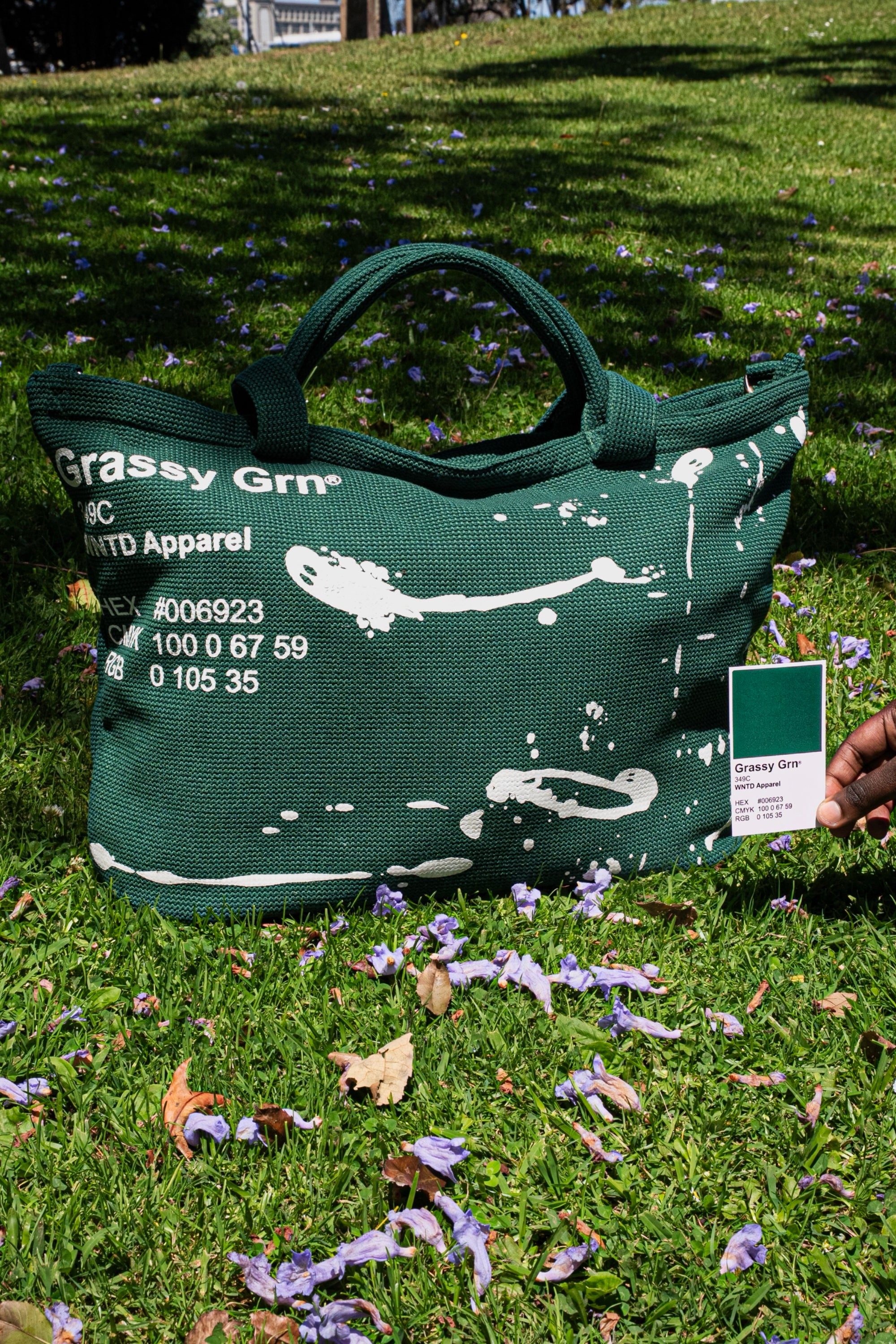 GHOST PAINT TOTE BAG
