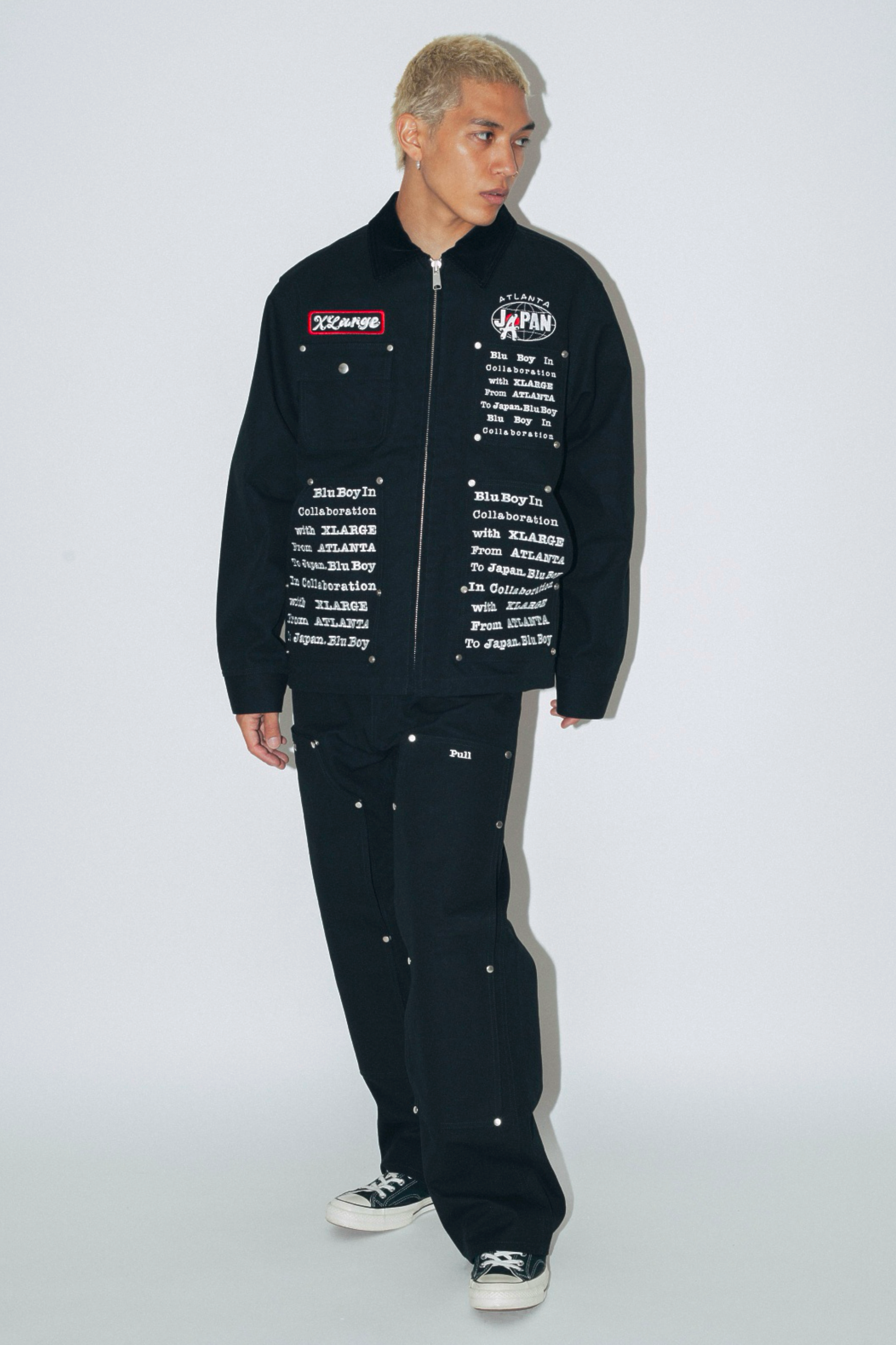 SNAP PANEL CARPENTER PANTS