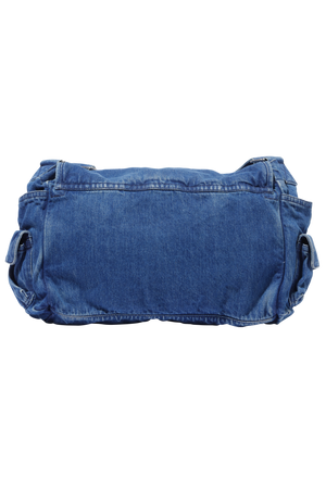 DENIM CARGO UTILITY BAG