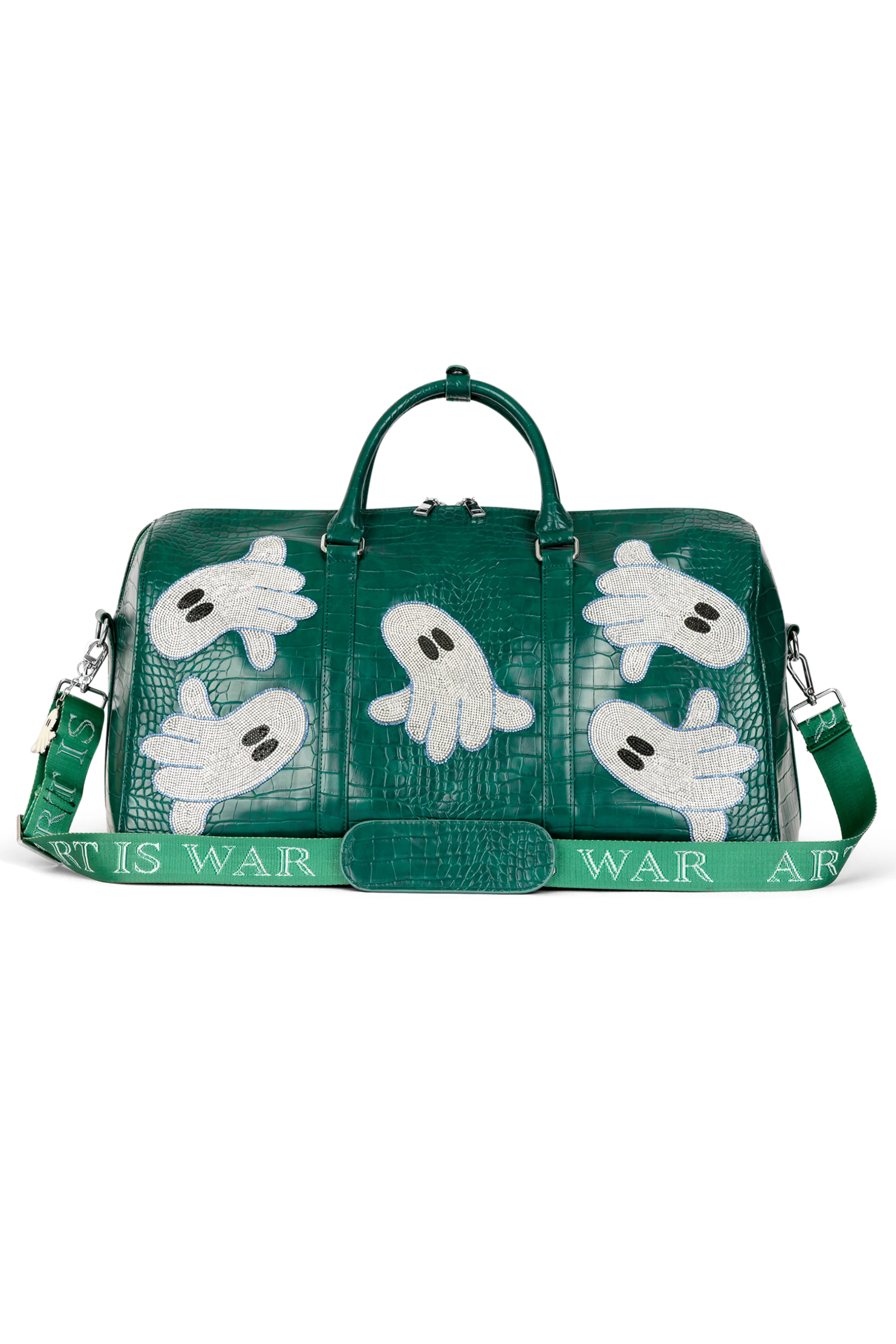 ALLIGATOR GHOST GEM DUFFLE BAG