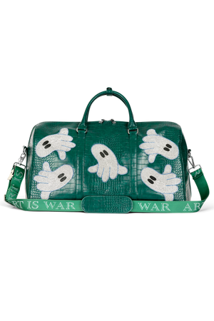 ALLIGATOR GHOST GEM DUFFLE BAG