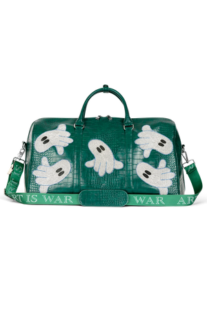 ALLIGATOR GHOST GEM DUFFLE BAG