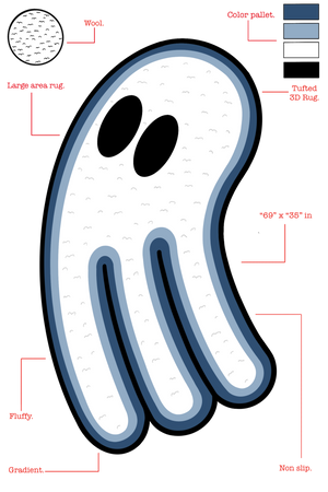 WNTD GHOST RUG