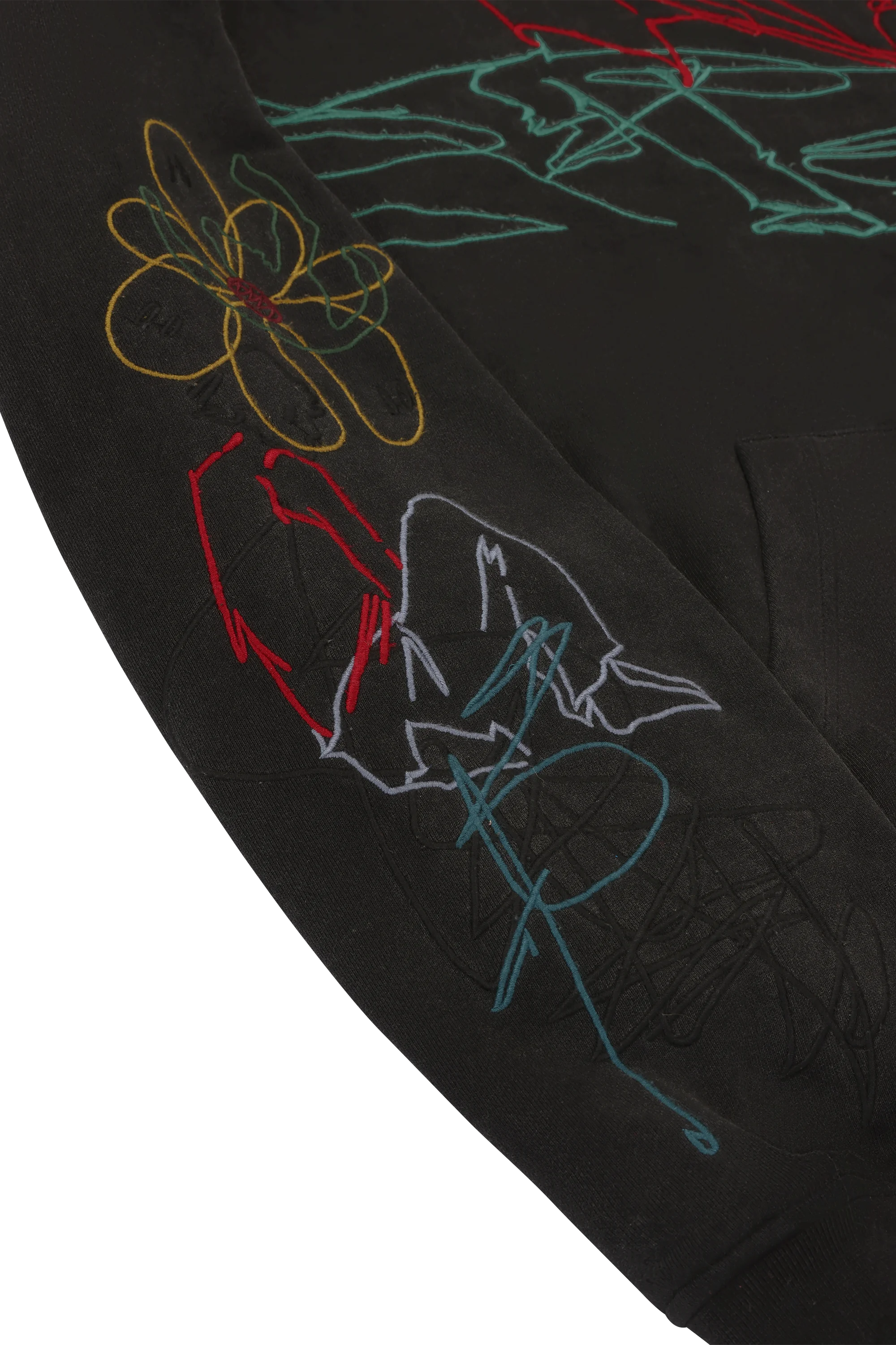 SCRIBBLE CONTOUR ART HOODIE