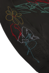 SCRIBBLE CONTOUR ART HOODIE