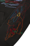 SCRIBBLE CONTOUR ART HOODIE