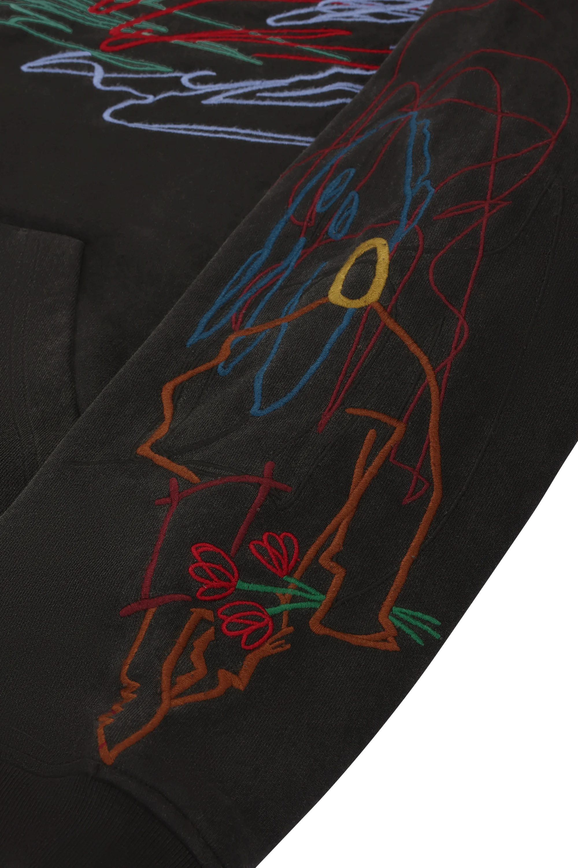 SCRIBBLE CONTOUR ART HOODIE