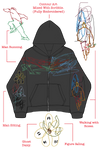 SCRIBBLE CONTOUR ART HOODIE