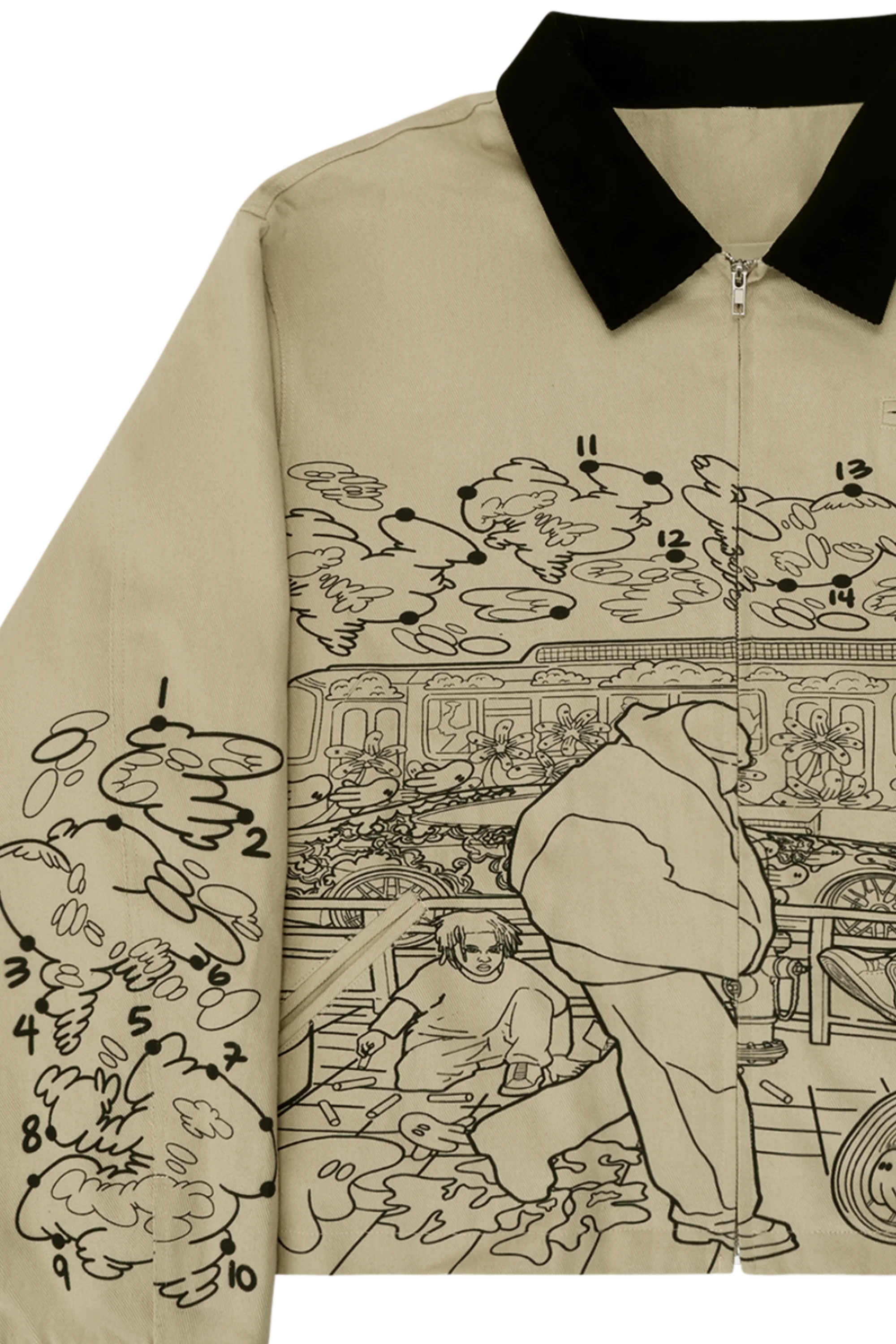 DOT TO DOT WORK JACKET