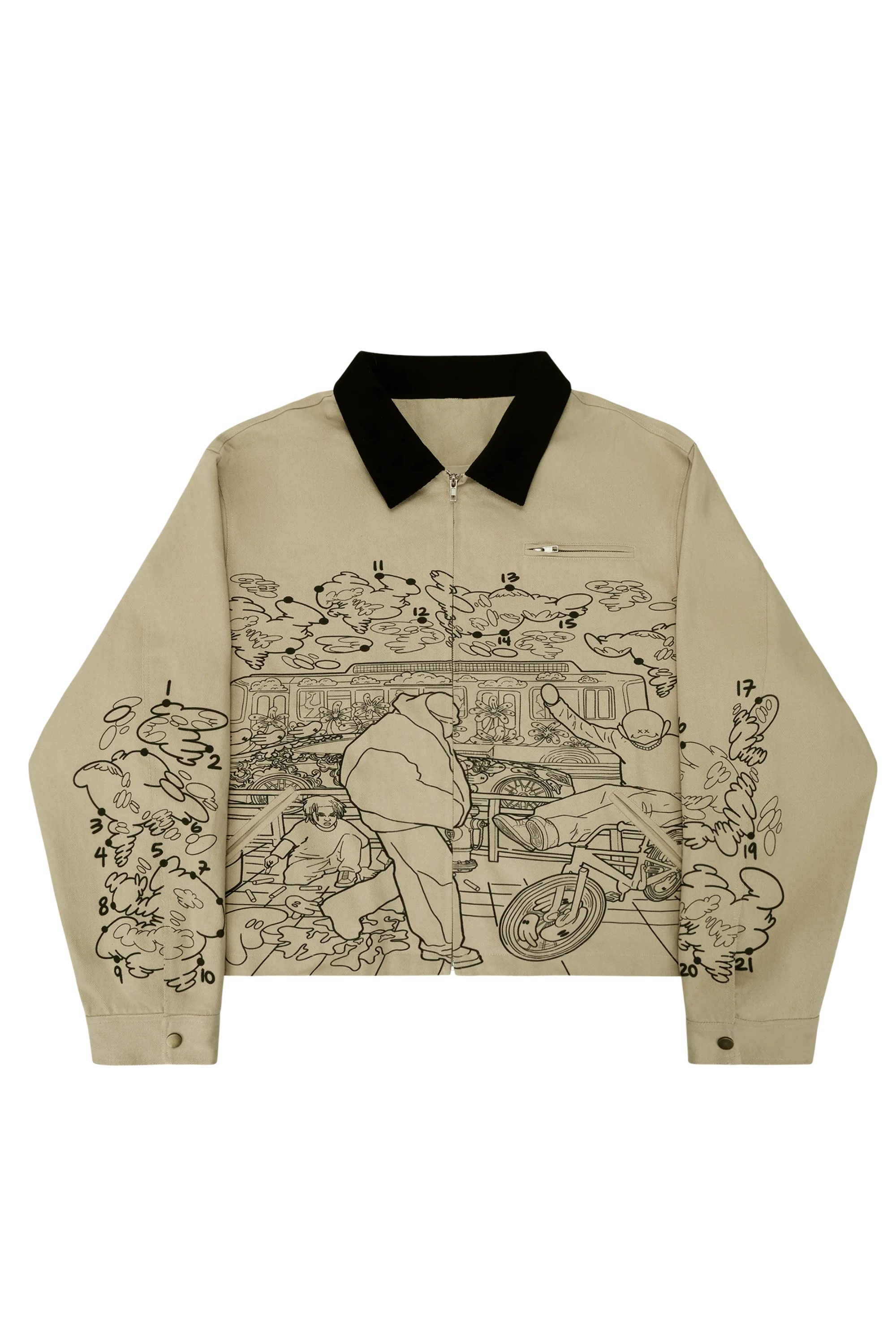 DOT TO DOT WORK JACKET