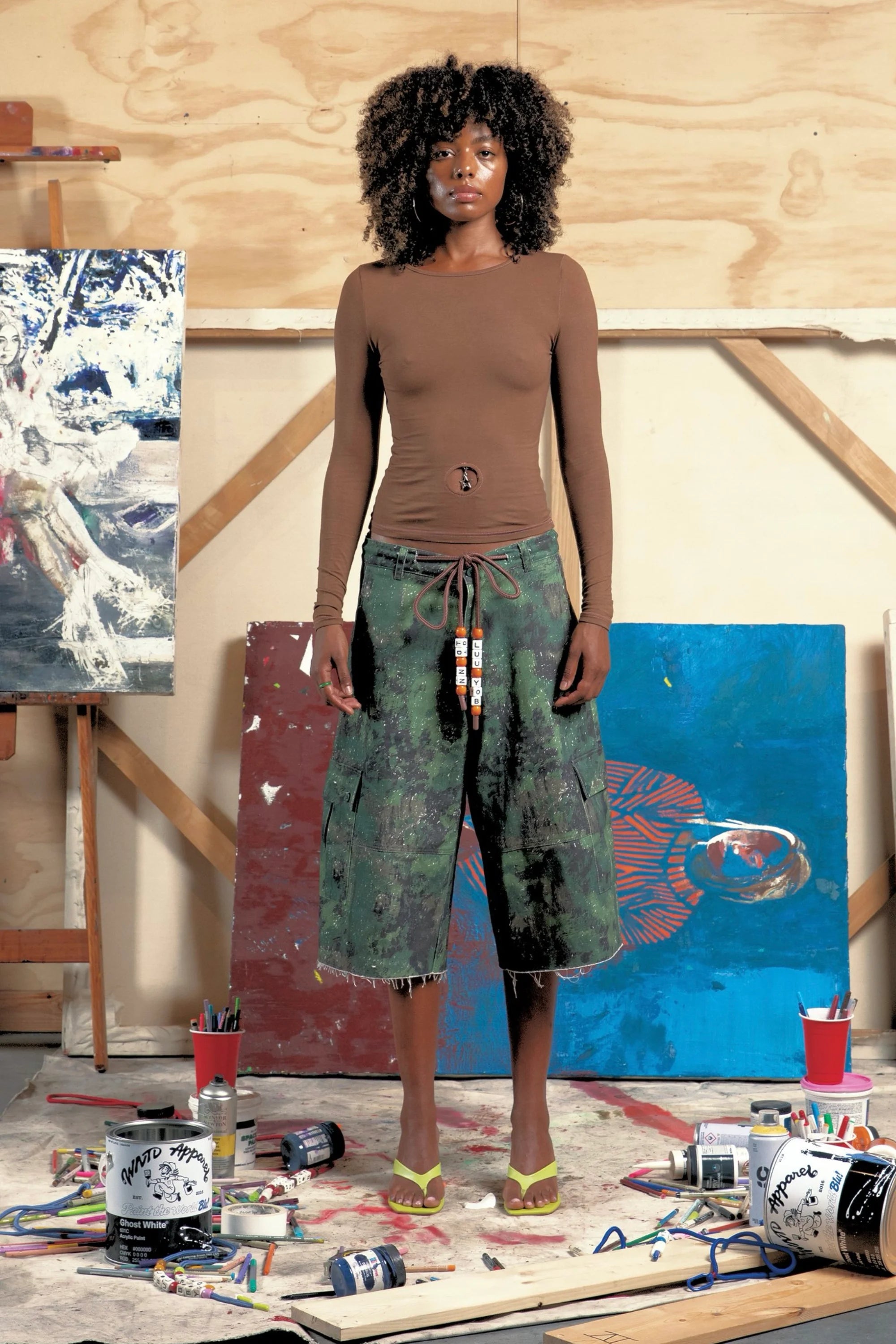 CHARM ROPE CARGO SHORTS