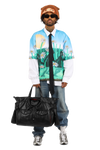 BLU BOY X DUSS WAYNE LEATHER SHIRT BAG