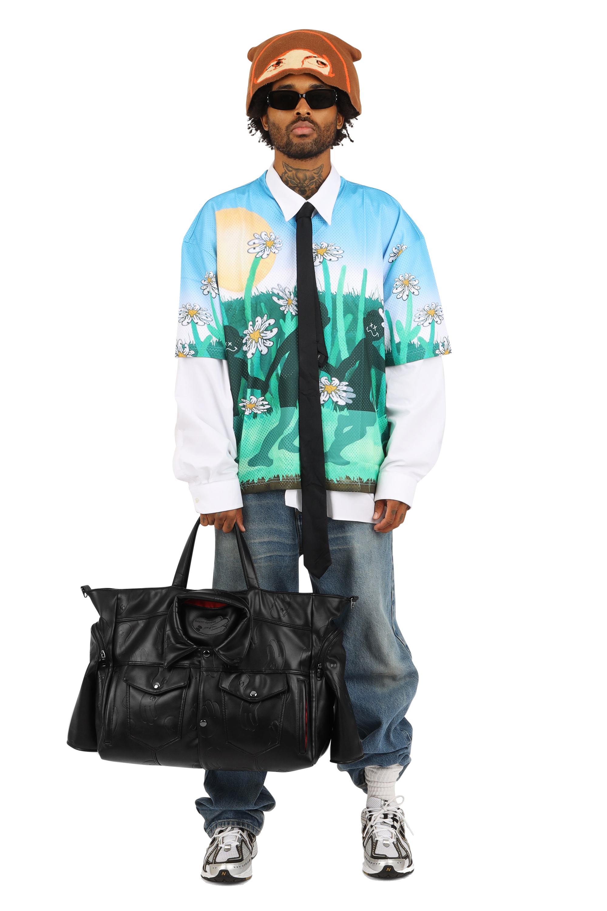 BLU BOY X DUSS WAYNE LEATHER SHIRT BAG